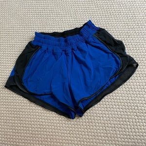 Lululemon Shorts Black and Blue